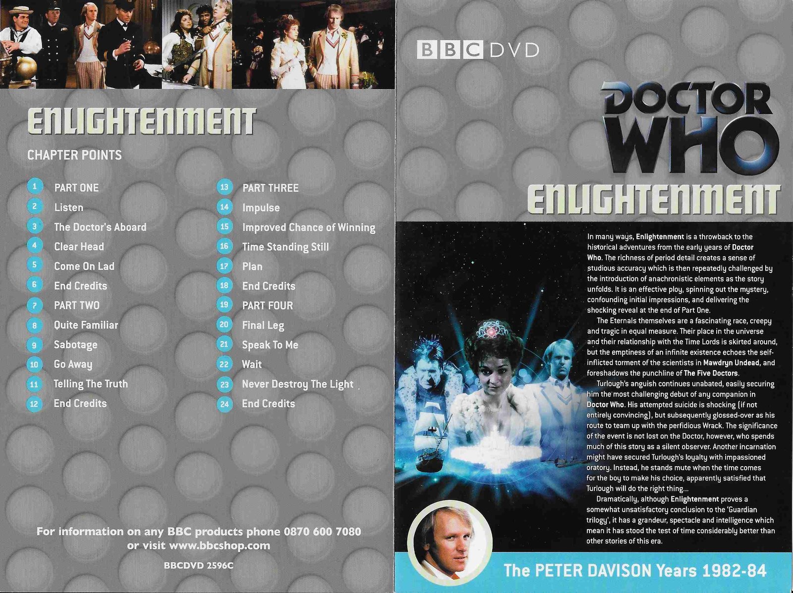 Inserts from BBCDVD 2596C